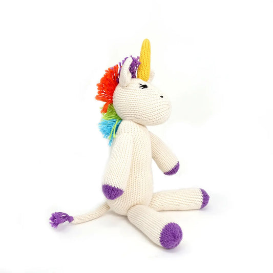 Unicorn Knit Kids Stuffed Toy