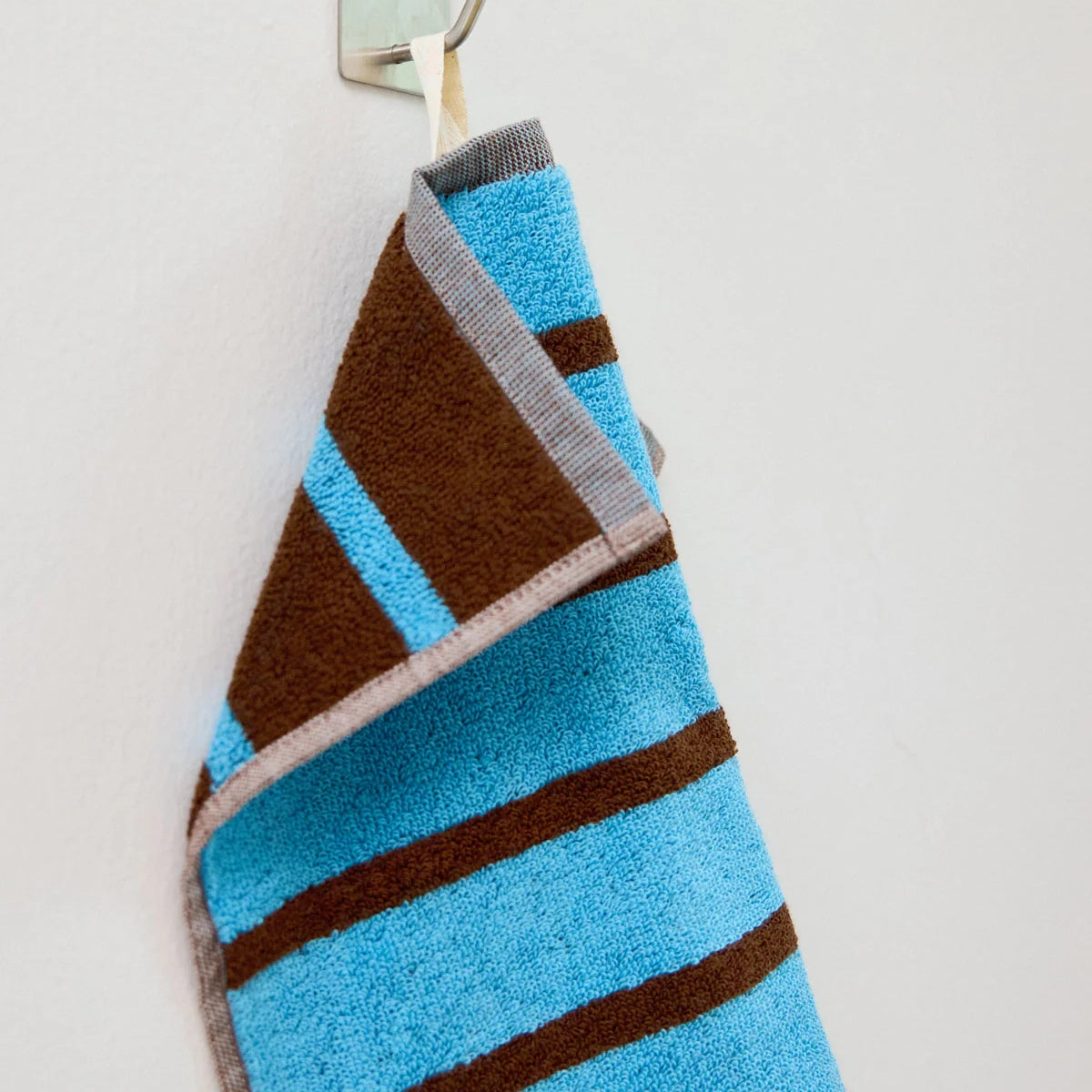 Terrycloth Bird Stripe Washcloth