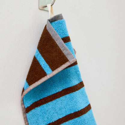 Terrycloth Bird Stripe Washcloth