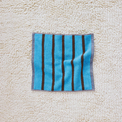 Terrycloth Bird Stripe Washcloth