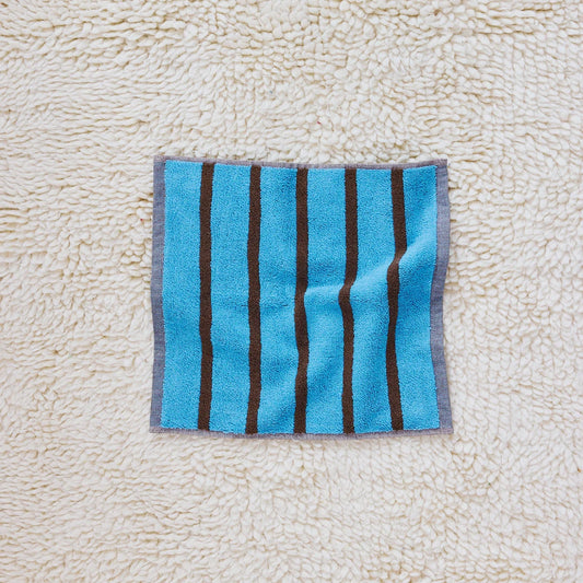Terrycloth Bird Stripe Washcloth