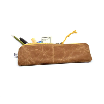 Waxed Canvas Pencil Case