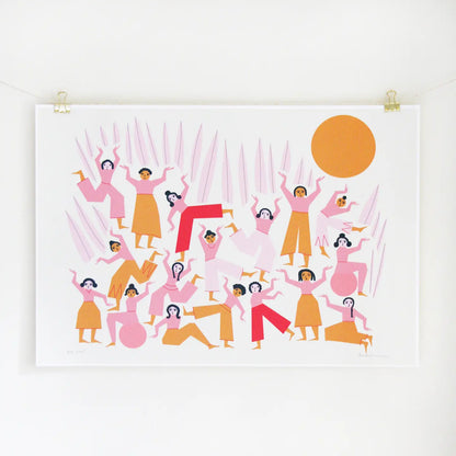 We Rise 11" x 14" Illustrated Art Print