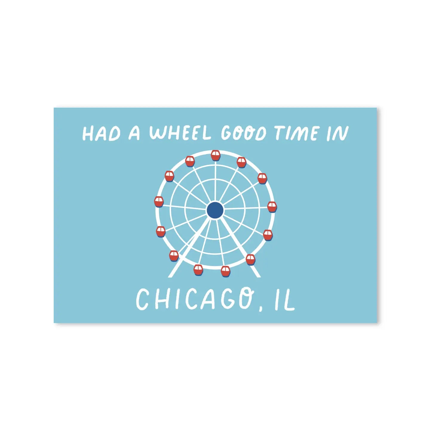 Wheel Good Time Navy Pier Chicago, Illinois Postcard