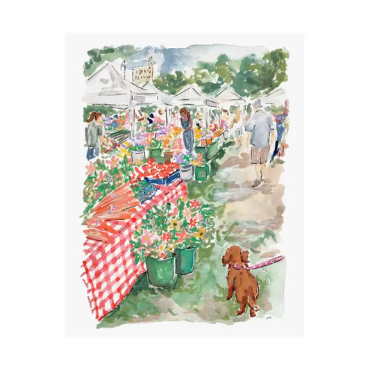 Chicago Farmers Market 8" x 10" Art Print