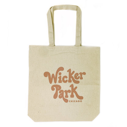 Wicker Park Neighborhood Logo Tote Bag