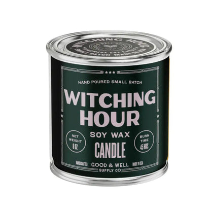 Fall Themed 8 Oz Soy Tin Candle
