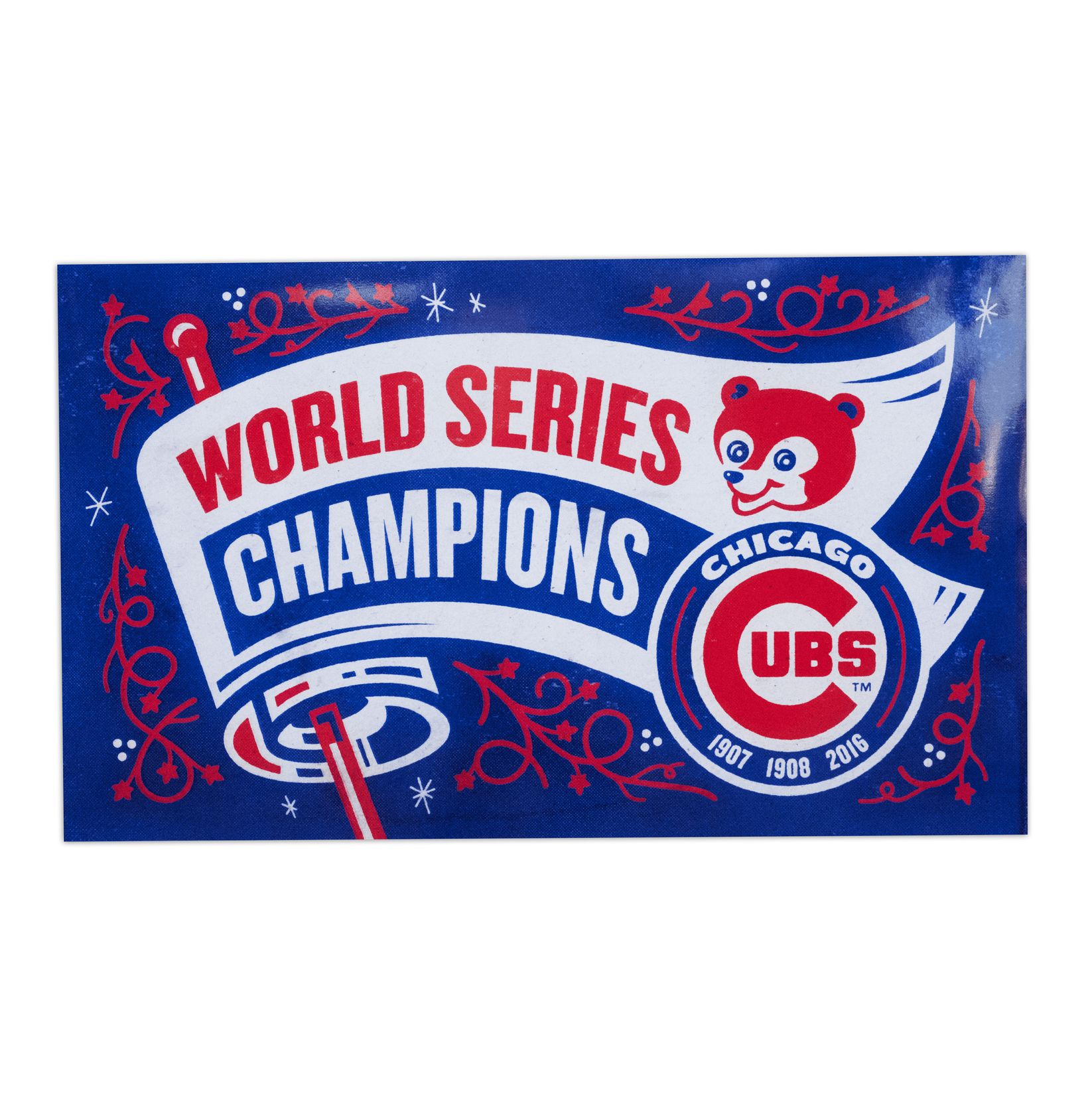 Chicago Cubs World Series Champions Mural 18" x 30" Poster  Neighborly