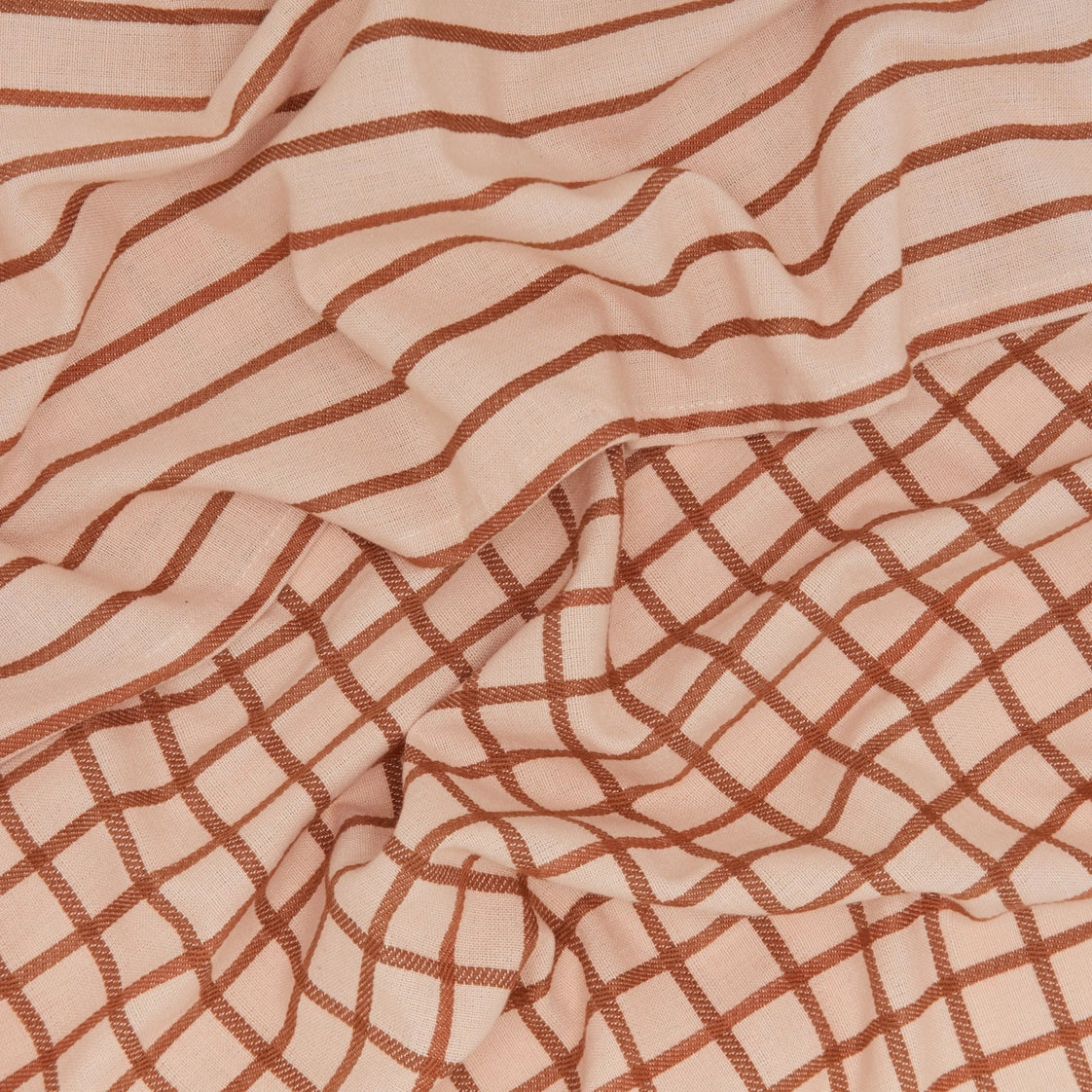 Yarn Dyed Grid & Stripe Dish Towel (Set of 2)