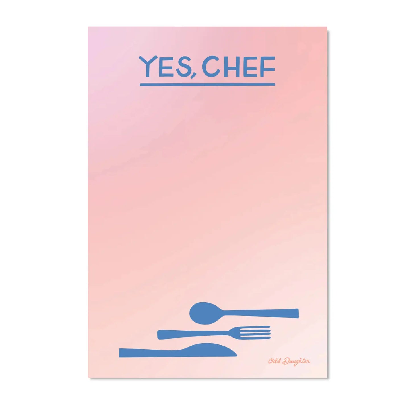 Yes Chef! Notepad