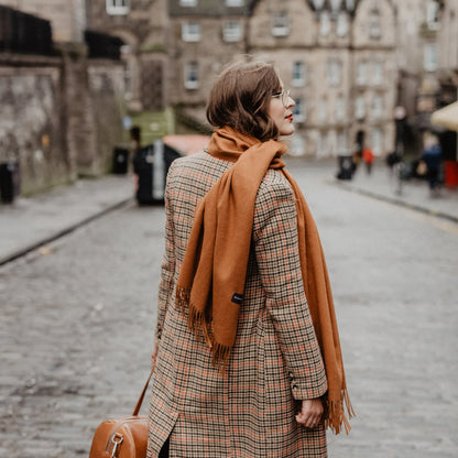 Lambswool Oversized Solid Scarf