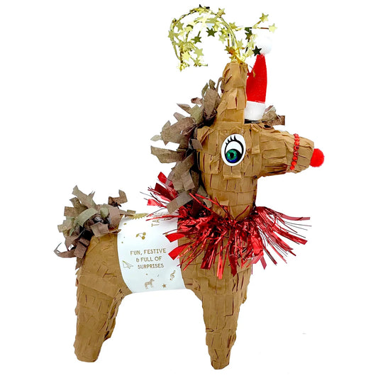 Mini Tabletop Reindeer Piñata Party Favor