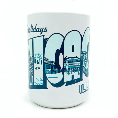Mugs for Meals 2021 & 2022 Happy Holidays from Chicago Mug