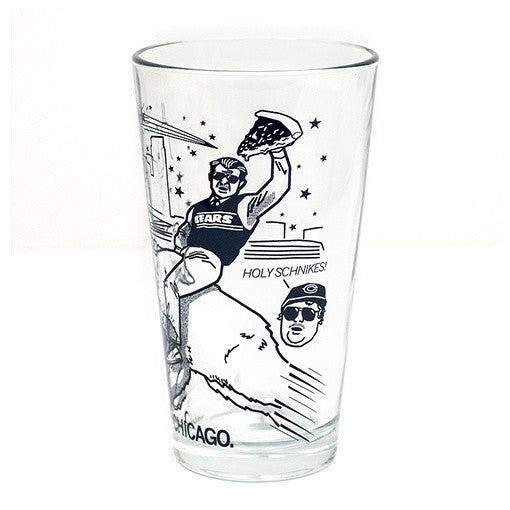 Chicago Bears Holy Schnikes Pint Glass