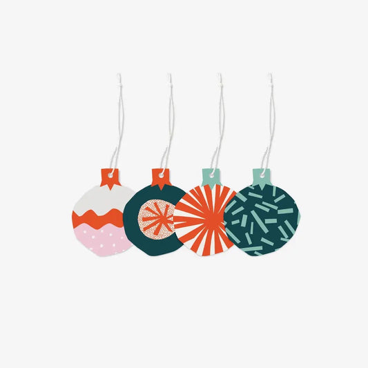 Letterpress Ornament Tags (Pack of 8)