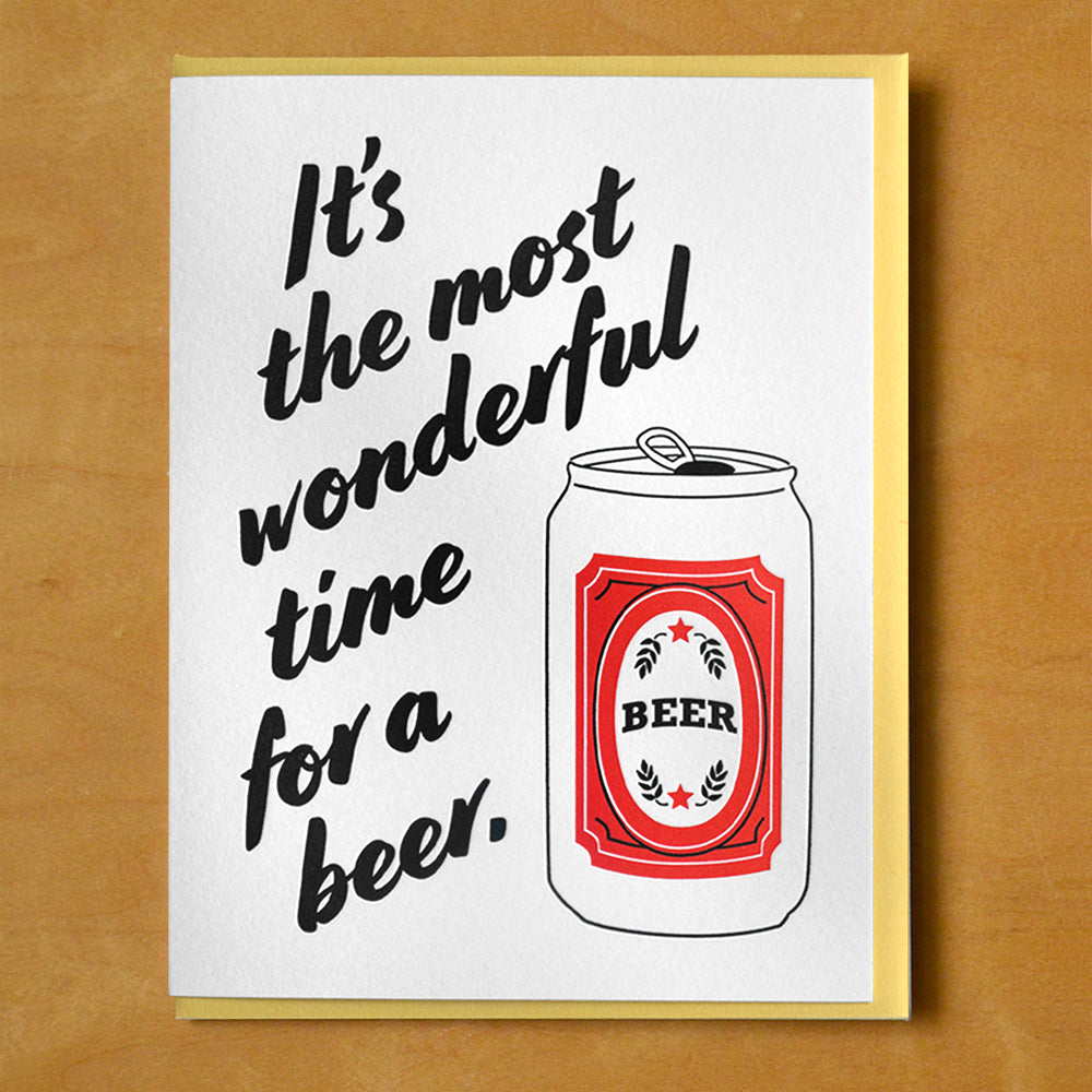 It's the Most Wonderful Time for a Beer Holiday Card
