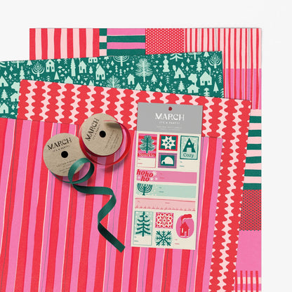 Holiday Gift Wrap Kit