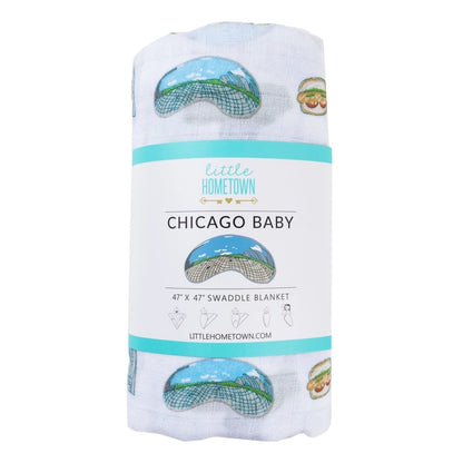 Chicago Baby Swaddle Blanket