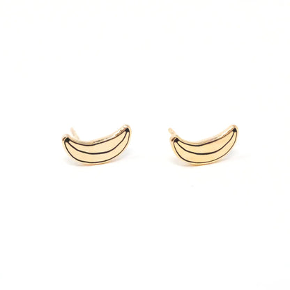 Banana Enamel Stud Earrings