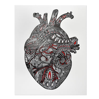 Anatomical Heart 8" x 10" Print