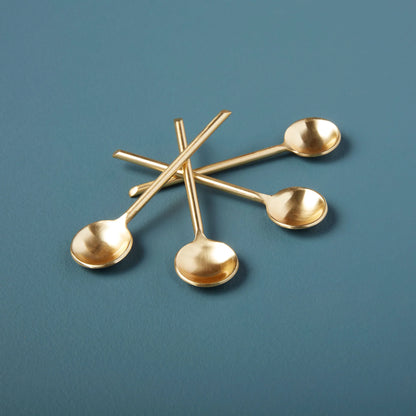 Gold 3.5"L Sugar or Salt Spoon