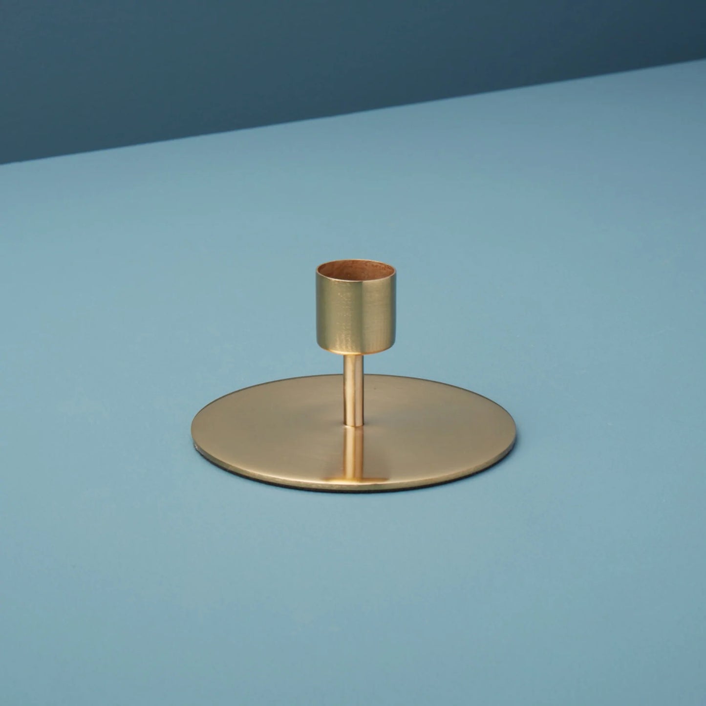 Gold Metal Simple Taper Candlestick