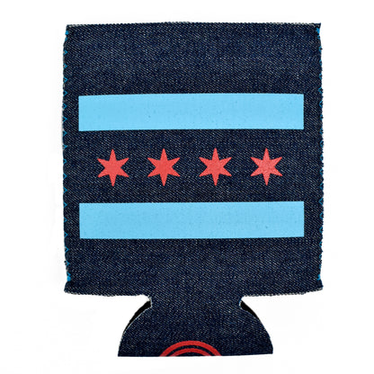 Chicago Flag Can Cooler
