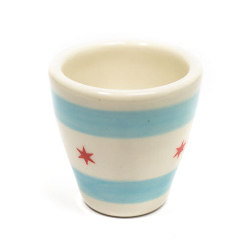 Chicago Flag 2 oz Espresso Cup