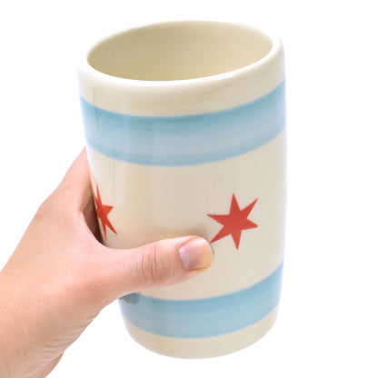 Chicago Flag 18 oz Tumbler Cup