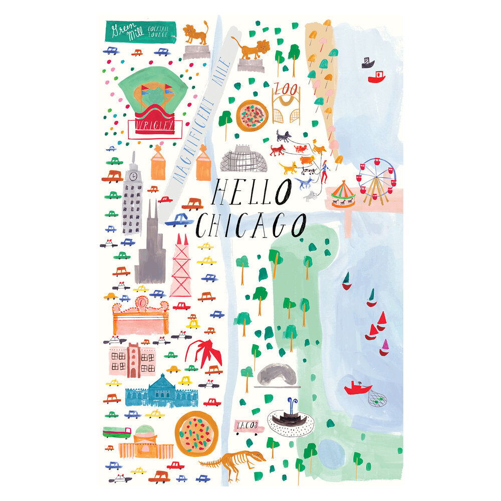 Hello Chicago 11" x 17" Art Print