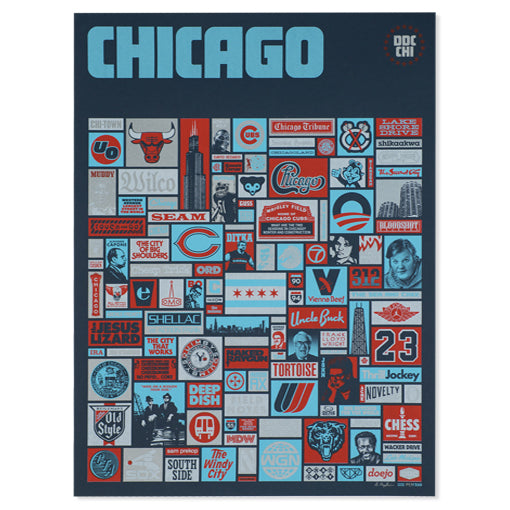 Super Chicago 18" x 24" Screen Print