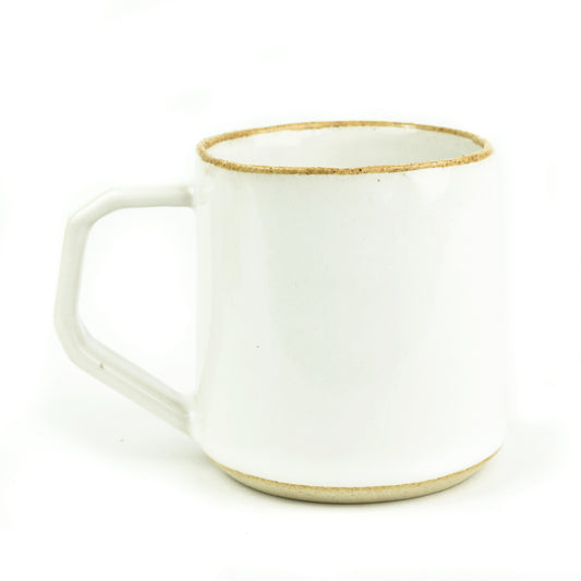 Minimal Off-white and Sand Ceramic Mug