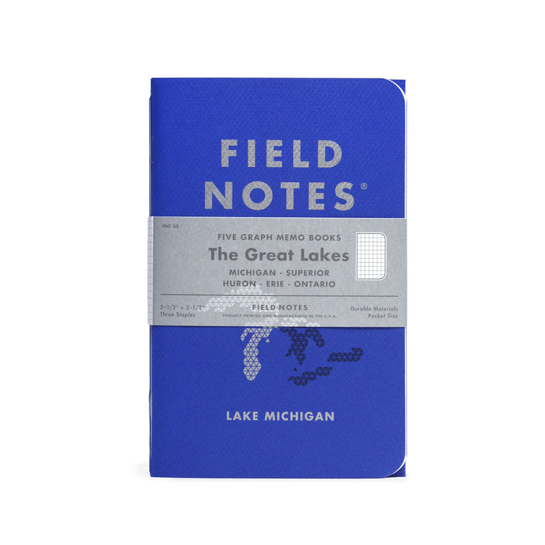Field Notes Great Lakes Edition Notebooks (Set of 5)