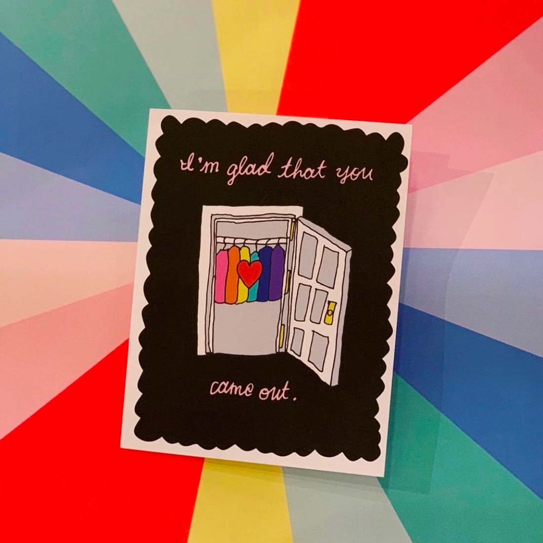 I'm Glad You Came Out Greeting Card