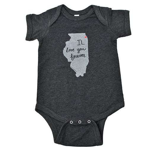 Illinois Love Baby Onepiece