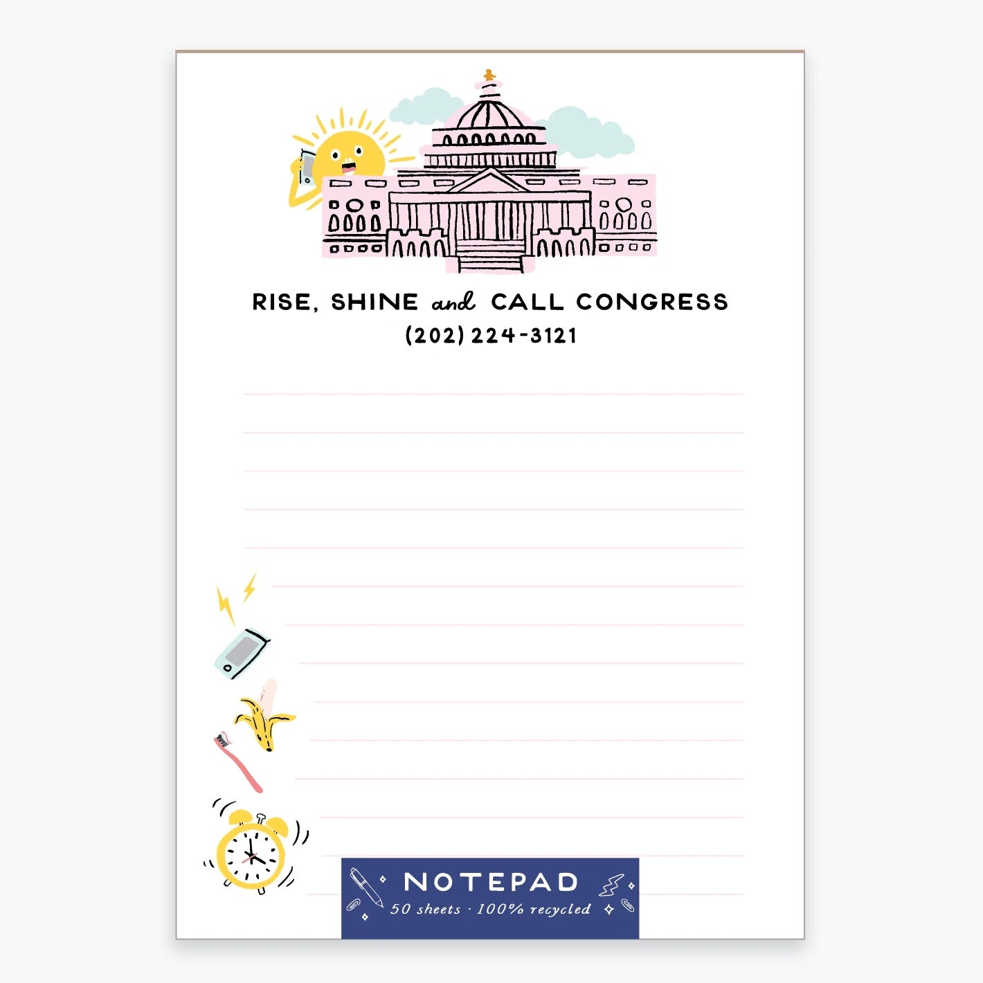 Call Congress Notepad