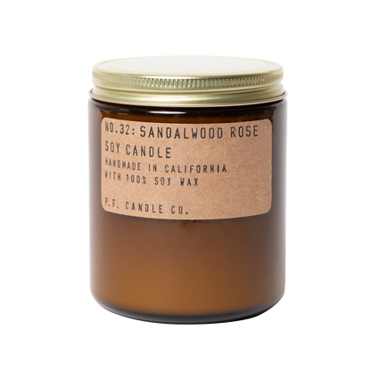Sandalwood Rose Amber Jar Soy Candle