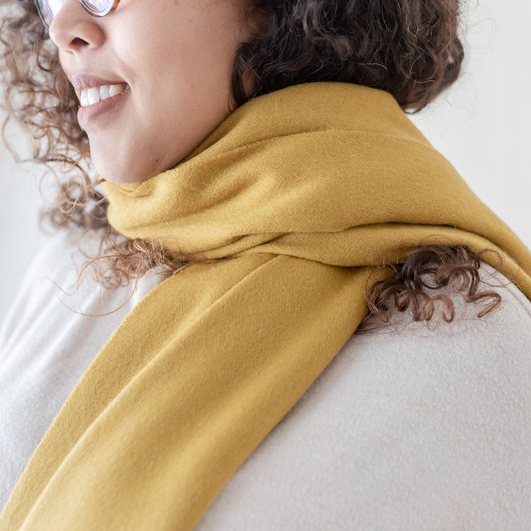 Lambswool Oversized Solid Scarf