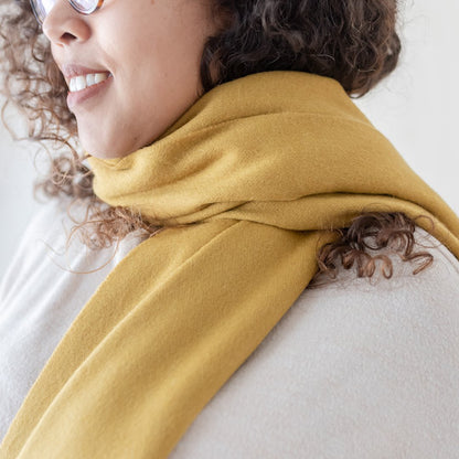 Lambswool Oversized Solid Scarf