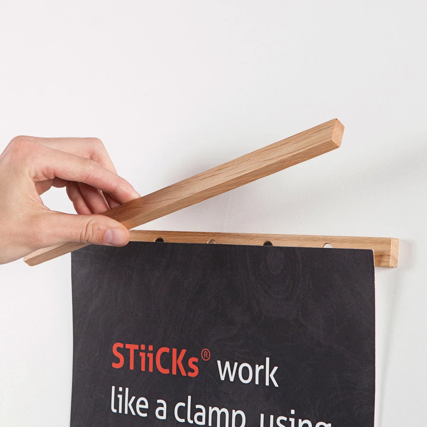 Artwork Framing STiiCKs® Wood Poster Rails – Neighborly