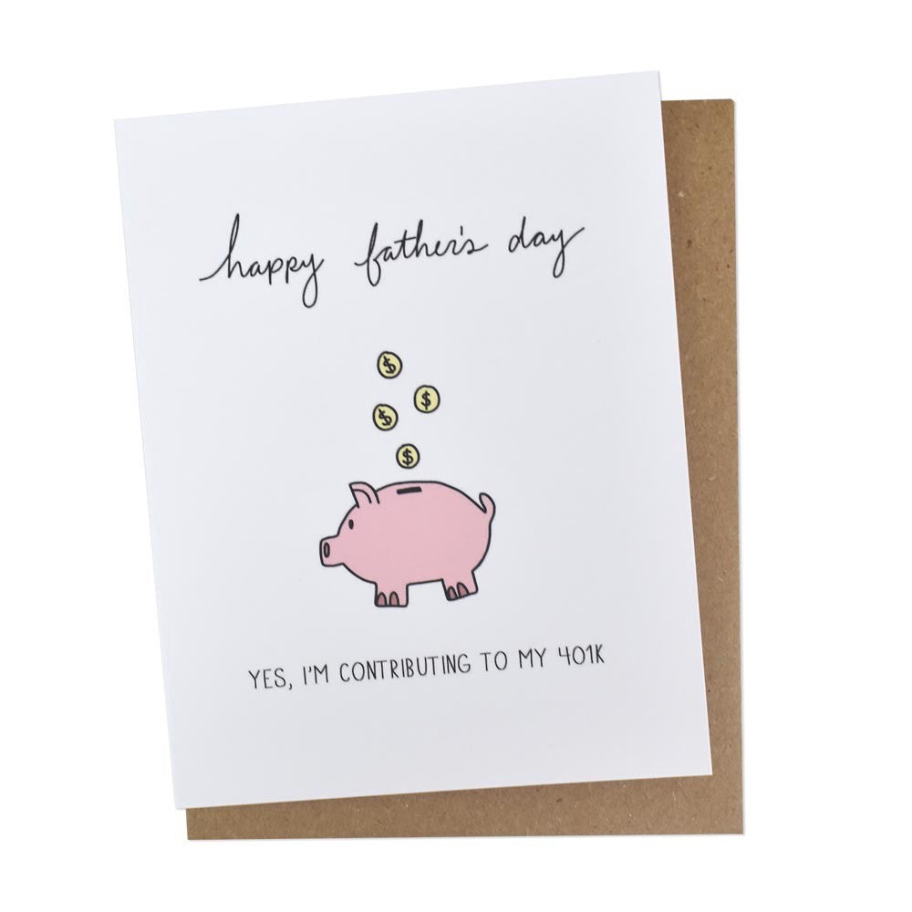 401k Father's Day Card