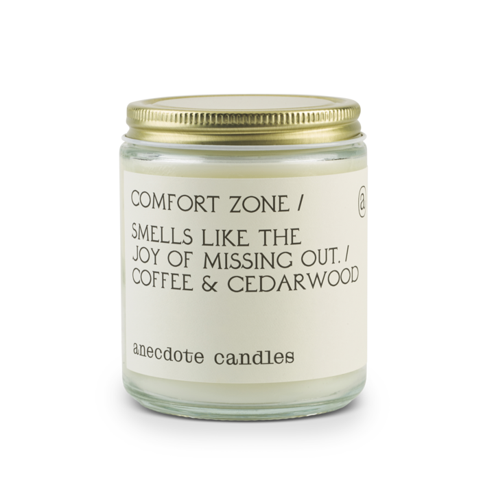 Anecdotal Coconut Soy Wax Glass Jar Candle