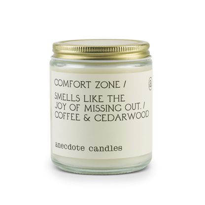 Anecdotal Coconut Soy Wax Glass Jar Candle