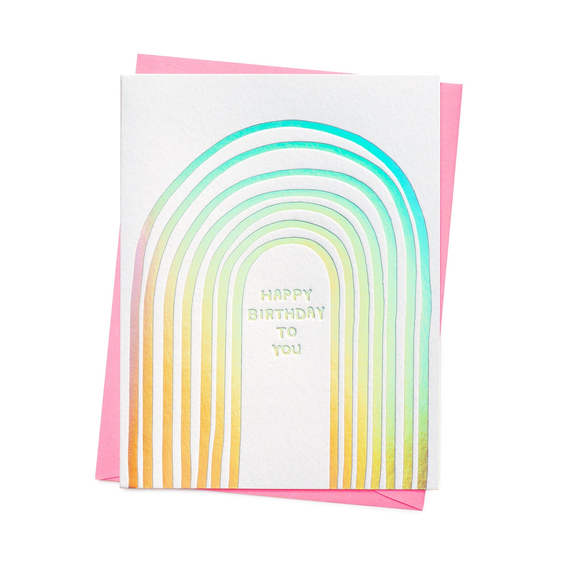 Happy Birthday Holographic Rainbow Card Happy Birthday Holographic Rainbow Card