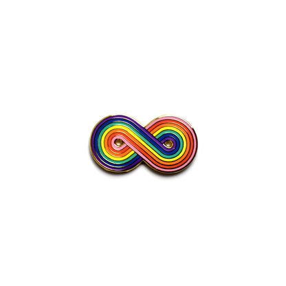 Forever Gay Rainbow Enamel Pin