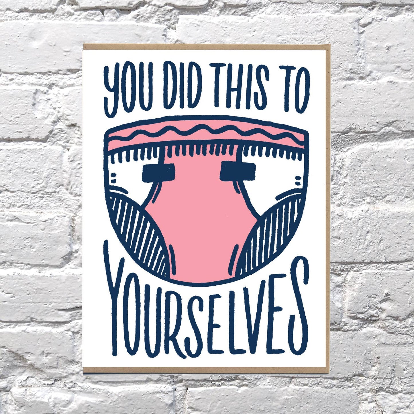 You Did This New Baby Big 8.5" x 11" Card