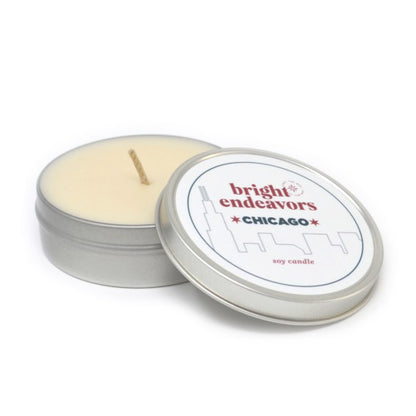 Chicago Soy Wax Scented Candle Tin