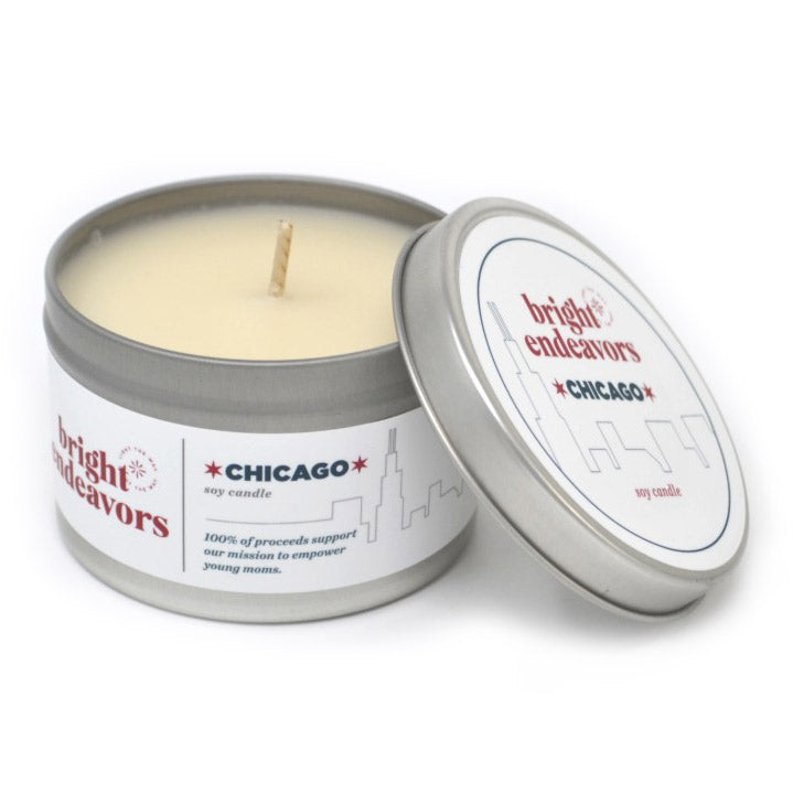 Chicago Soy Wax Scented Candle Tin