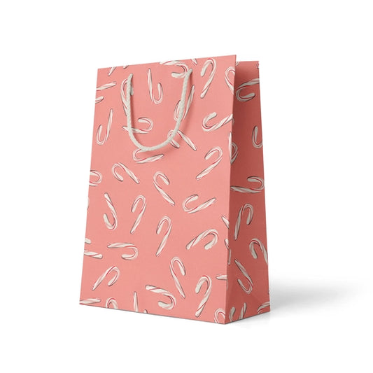 Candy Cane Holiday Gift Bag