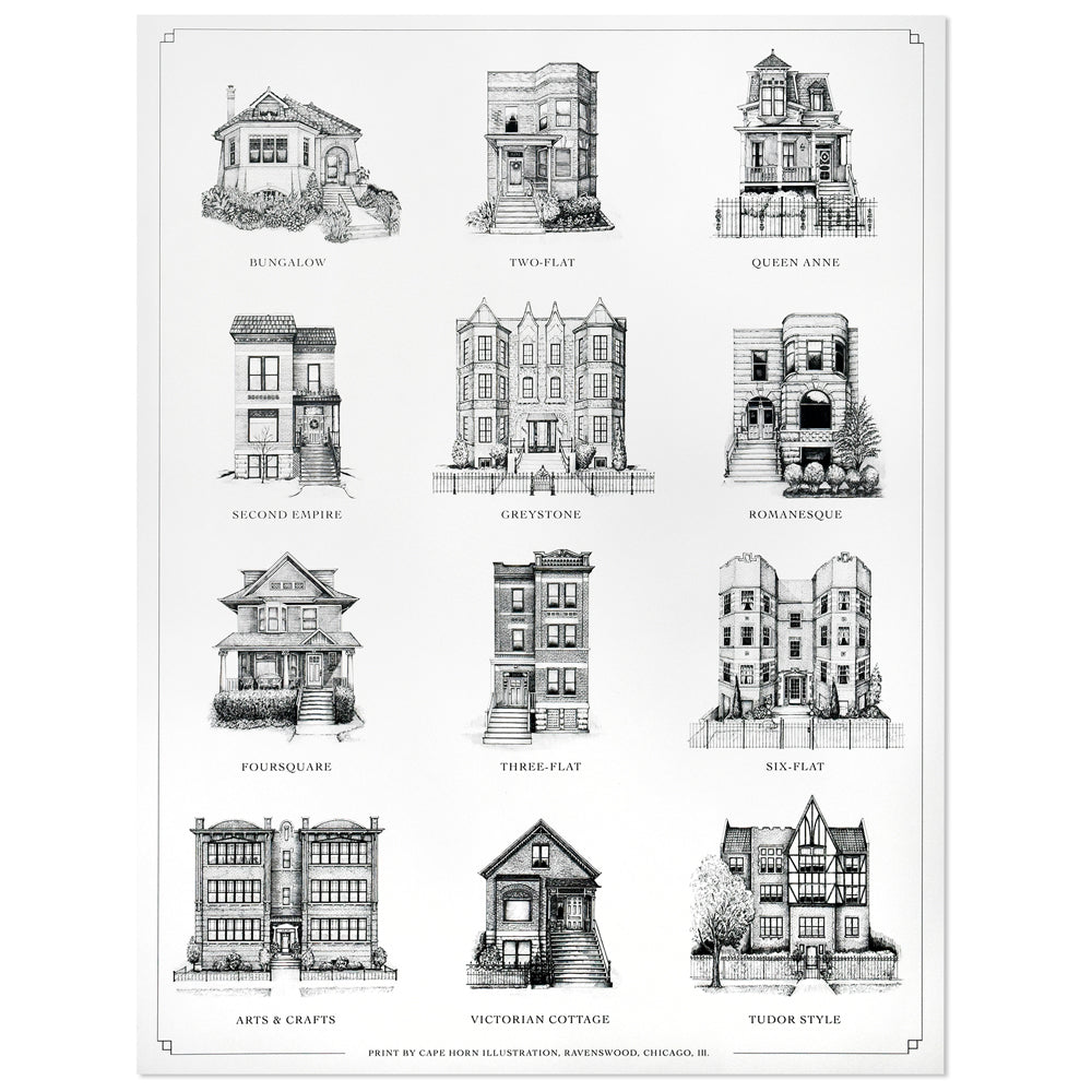 A Guide to Chicago Home Styles Print